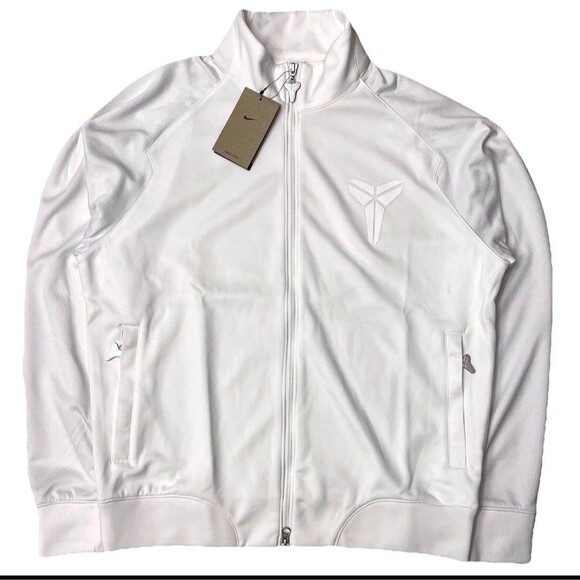 New Nike Kobe Bryant Halo White Mamba Full Zip Jacket FZ0936-100 Men Size XL - Picture 8 of 10